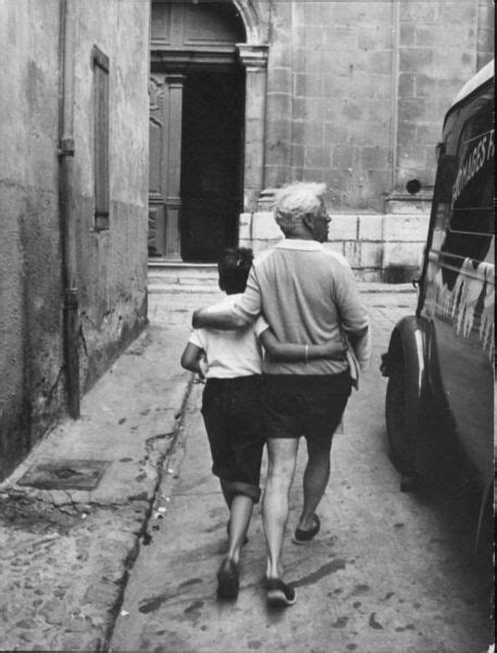 Discovering Chaplin With Son Michael In St Tropez 1956 Chaplin