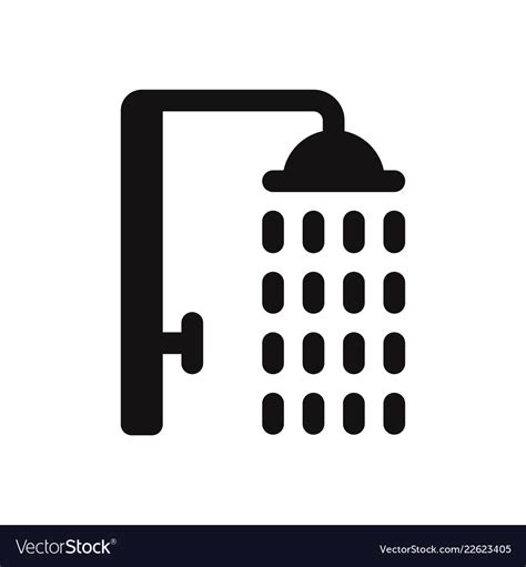 Shower Icon Royalty Free Vector Image Vectorstock