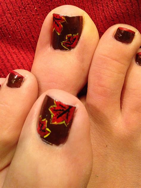 Fall Toe Nail Colors Pedicures Art Designs