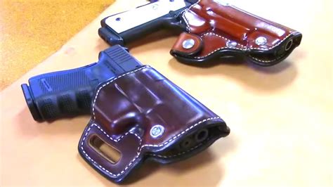 Two styles of holster were desired. How It's Made : Saddle style Holster - YouTube