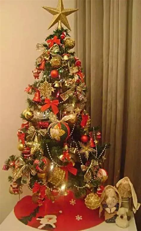 Árvore De Natal Pequena 55 Modelos Para Sua Decoração De Natal