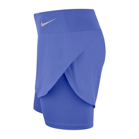 nike eclipse 2in1 women s running short sapphire reflective silver the running outlet