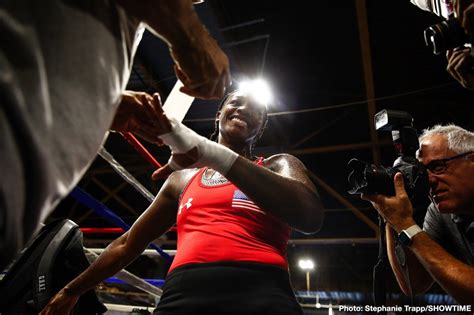 Claressa Shields Vs Ivana Habazin Detroit Media Workout Quotes Boxing News