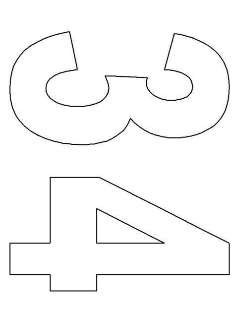 Moldes De Números Para Imprimir I Material Educativo Logos Vintage Stencils Symbols Letters