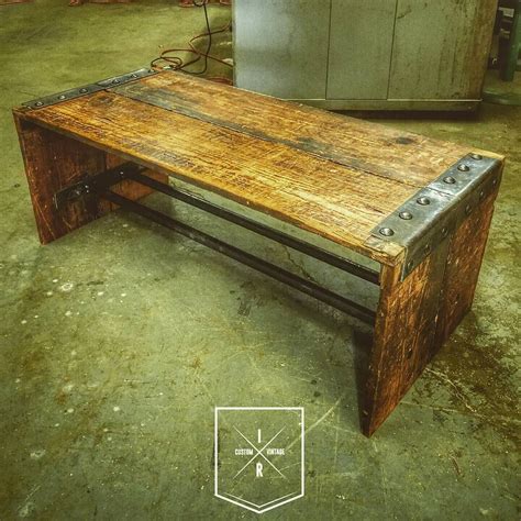 Reclaimed Industrial Cart Converted Into A Bench Industrialreclaim