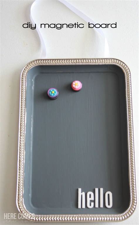 Add Some Organization To Your House With A Diy Magnetic Board Diy