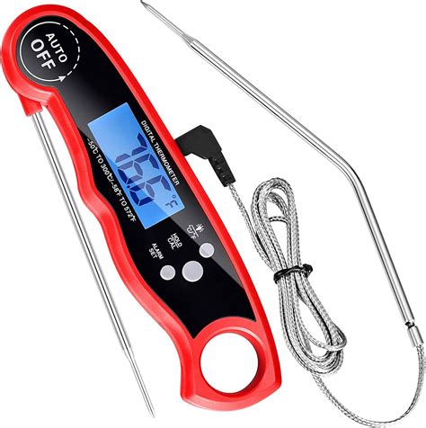 Meat Thermometer Instant Read Digital Food Thermometer Waterproof With