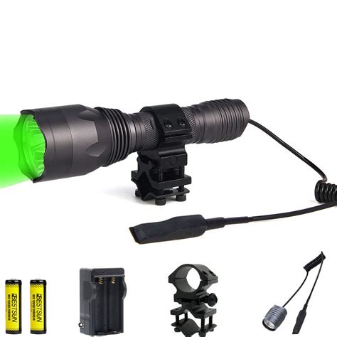 Buy Bestsun Green Light Flashlight 350 Yards Green Predator Light