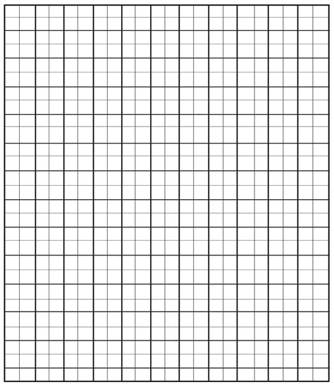 10 X 10 Grid Paper Printable