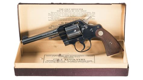 1944 Colt Official Police Revolver Wwii Era Rock Island Auction