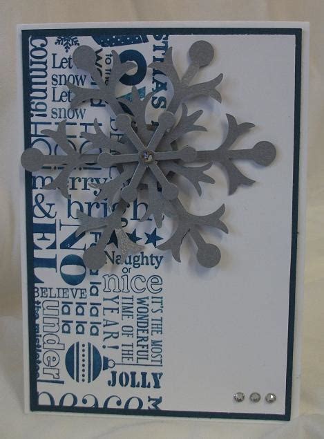 Julias Cards Sparkling Snowflake