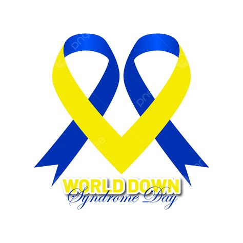 Down Syndrome Ribbon Clipart Png Images World Down Syndrome Day