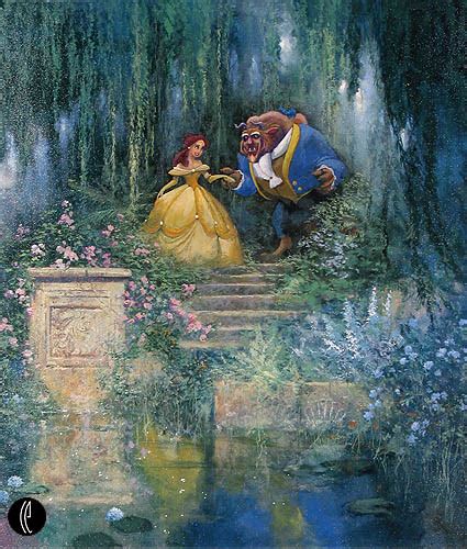 Disney Fine Art Beauty And The Beast Giclee Gallery Of Art And Collectibles