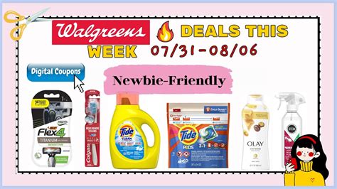 Walgreens Hot Deals This Week Digital Coupons