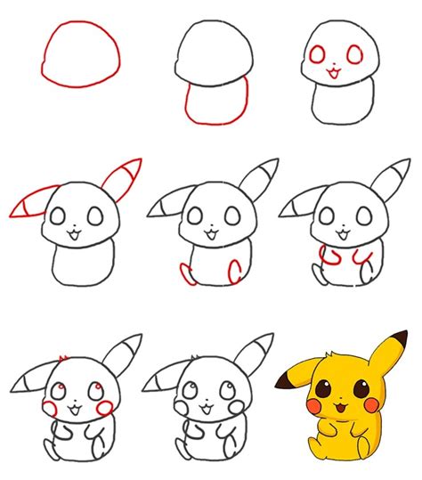 Hướng Dẫn Cách Vẽ Pikachu đơn Giản Cho Người Mới Bắt đầu