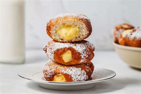 Cream Filled Doughnuts Recipe