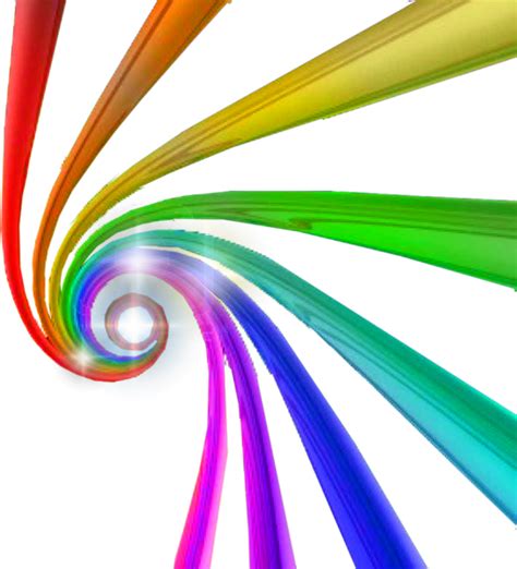 3d Rainbow Swirls Psd Official Psds