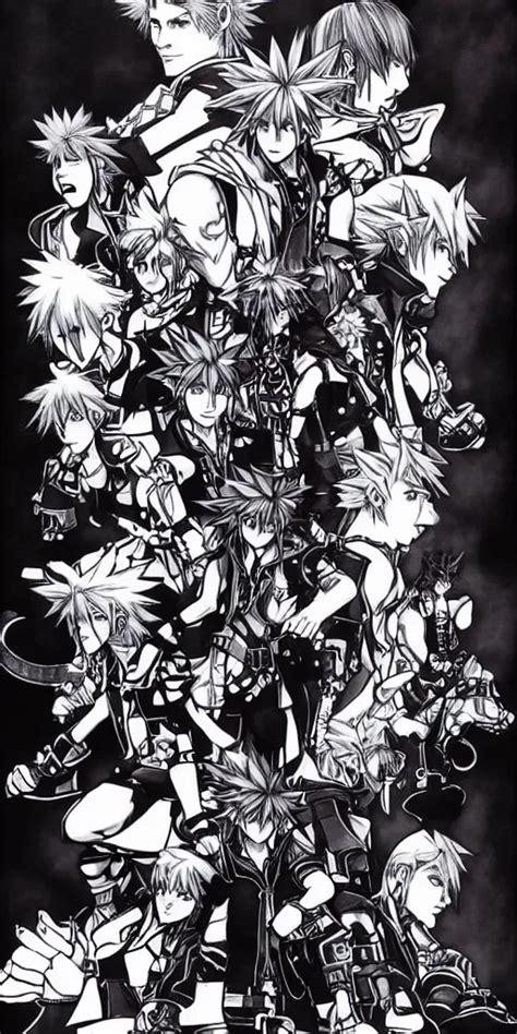 Kingdom Hearts By Yoji Shinkawa Stable Diffusion Openart