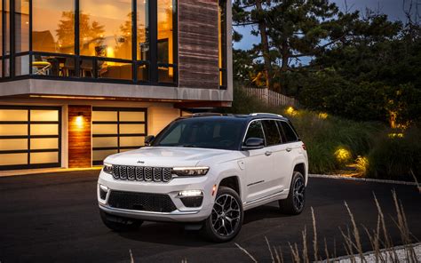 Download Wallpapers Jeep Grand Cherokee Summit 4xe Suvs 2022 Cars