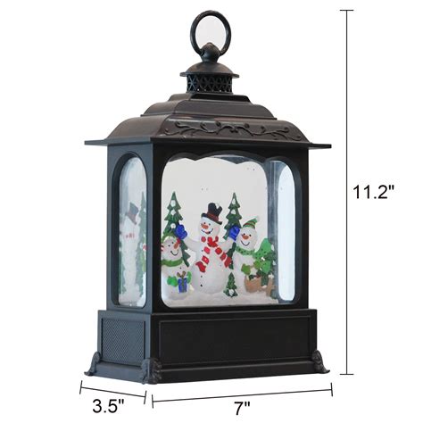 Buy Dromance Musical Christmas Lighted Snow Globe Lantern With Timer