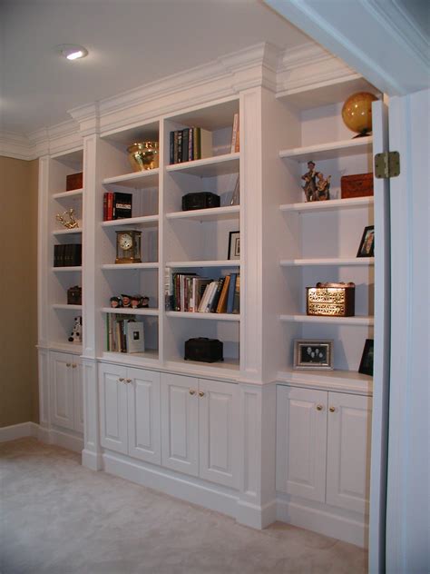 White Bookshelves With Cabinets A Stylish And Practical Solution