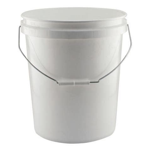 Leaktite 5 Gal White Project Bucket Pack Of 3 209337 The Home Depot