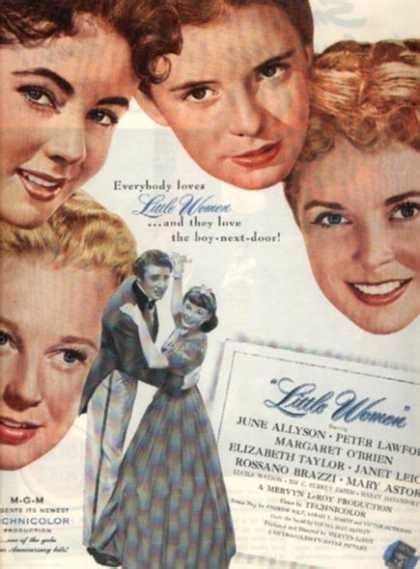 1949 Little Women Movie Poster Vintage Movies Movies Black And