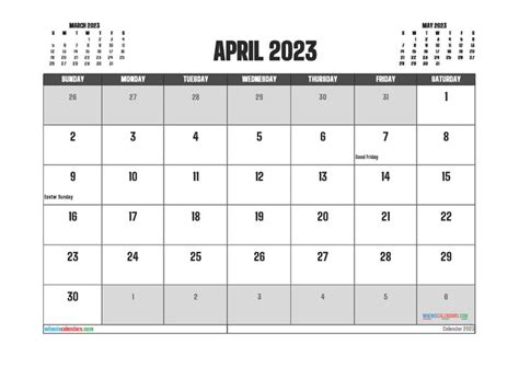 Free April 2023 Printable Calendar 3 Month Calendar In 2021 Free