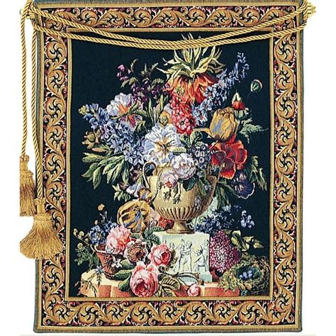 Shop Fiori European Floral Tapestry Wall Hanging On Sale Free