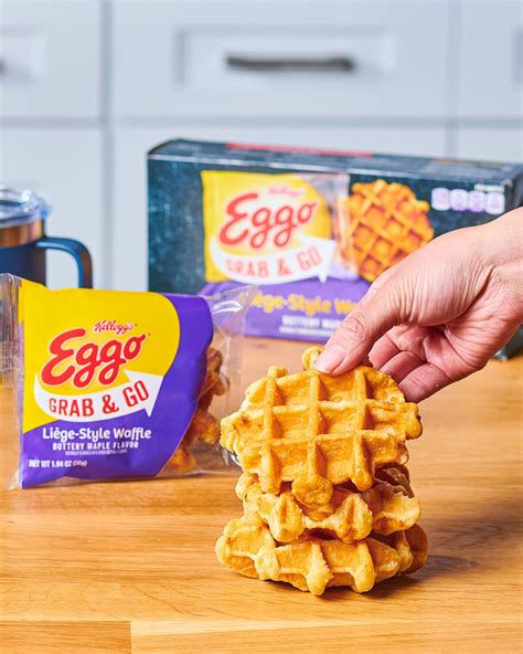 Introducing Eggo Grab And Go Liege Style Waffles A Delicious New