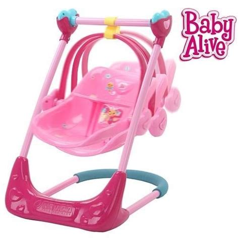 Baby Alive Accecories Playset Swing High Chair Car Seat New Convertable