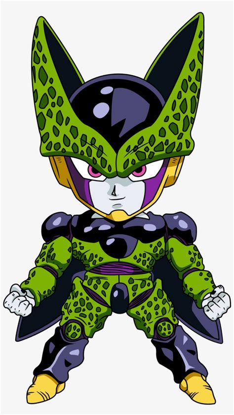 Chibi Cell Perfect Dragon Ball Cell Chibi Free Transparent Png