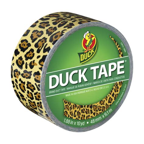 Duck Brand 188 In X 10 Yd Leopard Printed Duct Tape