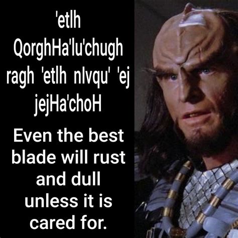 Klingon Wisdom Star Trek Funny Warrior Quotes Klingon Language