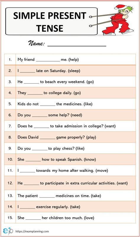 In the united states, daylight saving time begins on the second sunday in march and ends on the first. Simple Present Tense (Formula, Exercises & Worksheet ...
