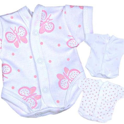 Babyprem Premature Tiny Baby Girls Clothes Neonatal Scbu Nicu Bodysuit