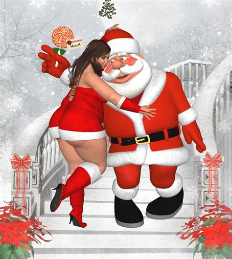 I Saw Misty Kissing Santa Claus By Lardmeister On Deviantart Santa Face Fat Art Cartoon