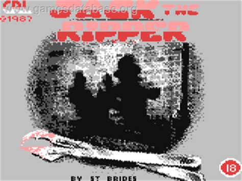 Jack The Ripper Commodore 64 Artwork Title Screen