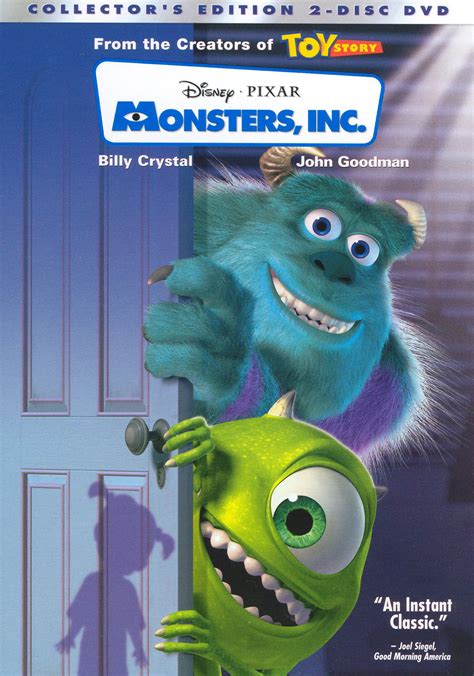 Best Buy Monsters Inc Collectors Edition 2 Discs Dvd 2001