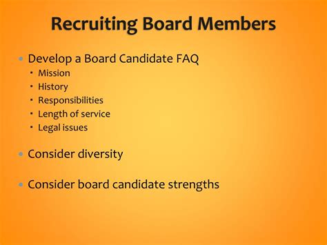 Ppt Non Profit Board Members And Officers Powerpoint Presentation Id