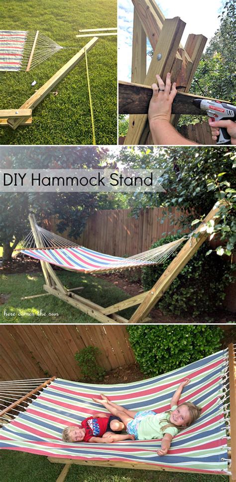 Make Diy Hammocks The Garden Glove Diy Hammock Hammock Stand Outdoor