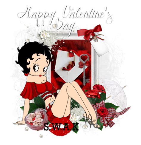Betty Boop Cartoon Betties Happy Valentines Day Disney Characters