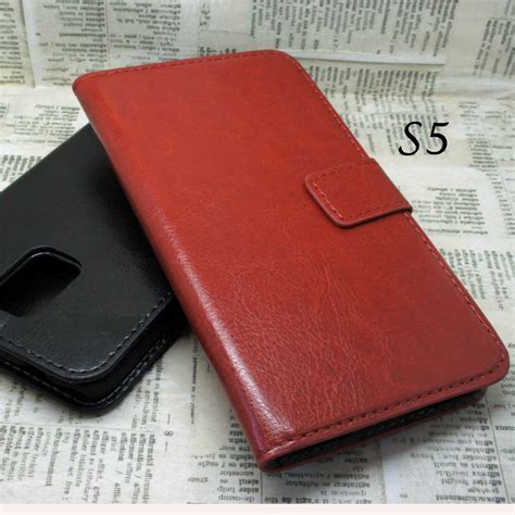 Luxury Genuine Real Leather Flip Case Wallet Cover For Samsung Galaxy