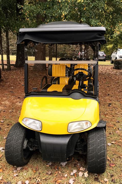 Golf cart ideas for color coordinating your golf cart - like this