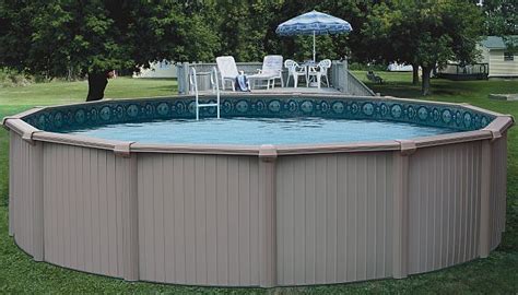 Bermuda Oval Aluminum 18ft X 40ft X 54 In Above Ground