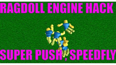 Ragdoll Engine Script Push Gamepas Youtube