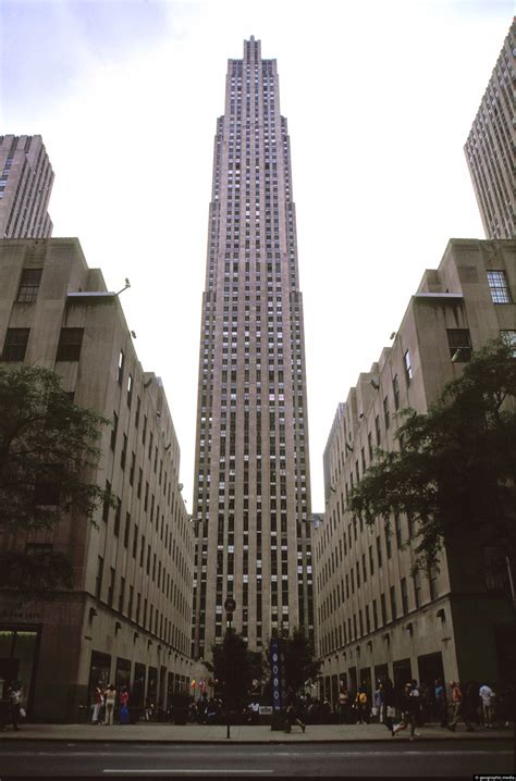 Rockefeller Center In New York City Geographic Media