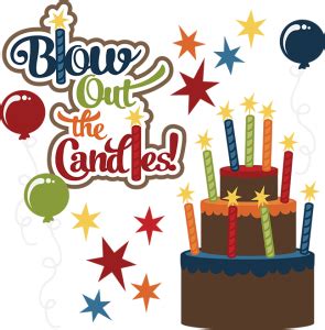 Download Blow Out The Candles SVG birthday clipart cute birthday ...