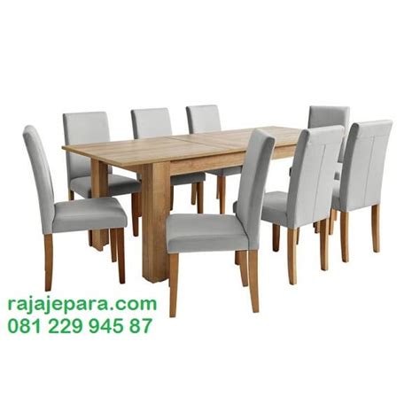 meja makan minimalis  kursi kayu jati rajajeparacom