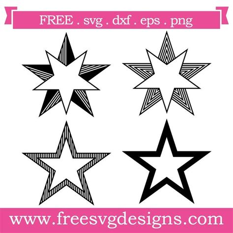 Free Svg Files Svg Png Dxf Eps Star Elements Free Svg Svg
